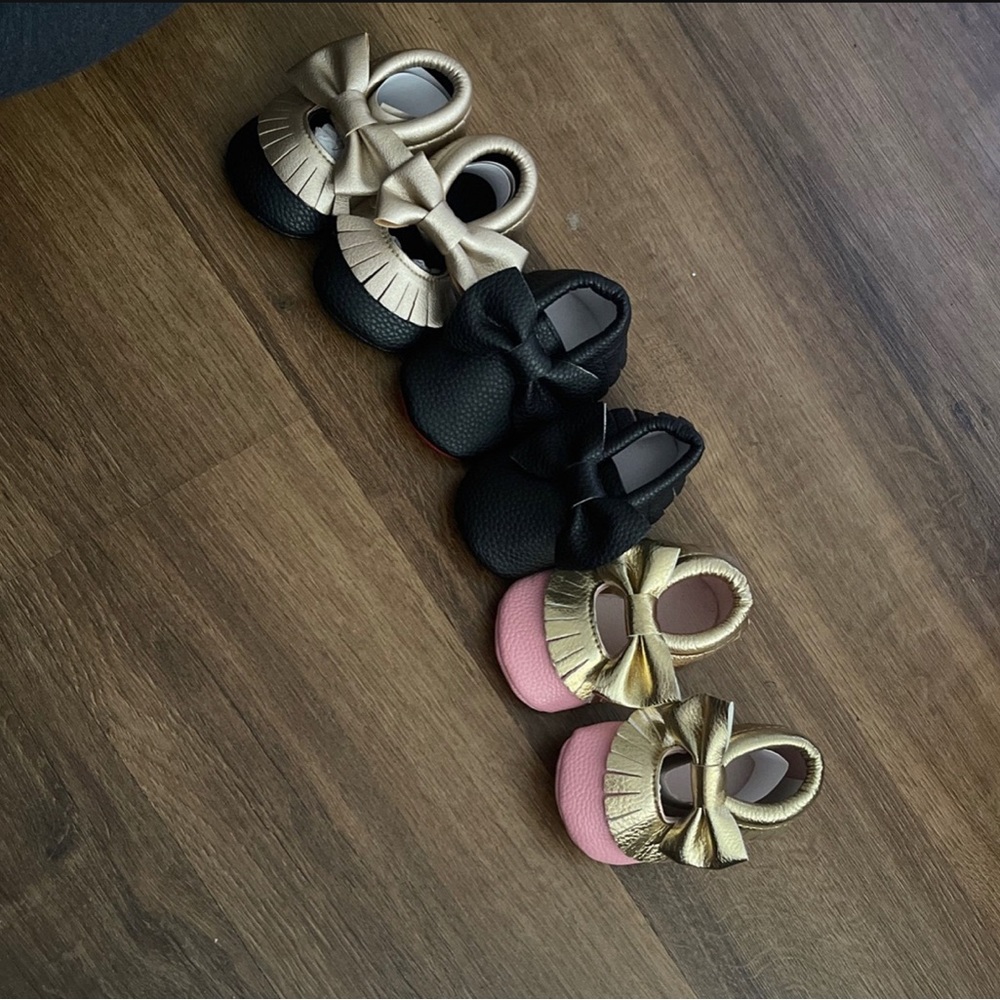 Baby Soft Sole Tassel Bowknot Moccasinss